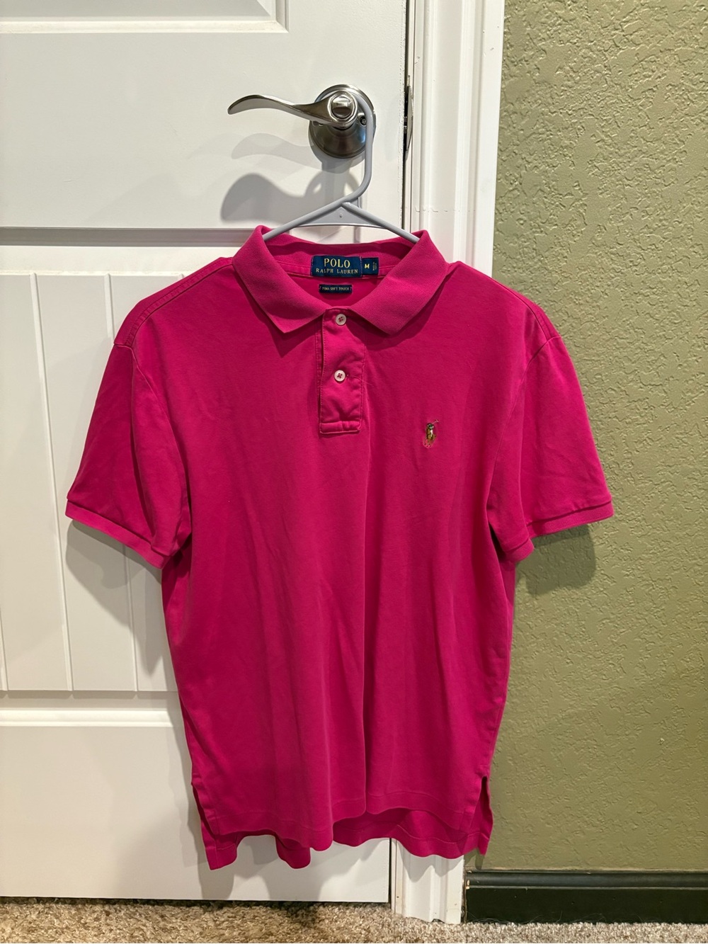 Polo by Ralph Lauren Bright Pink Classic Polo Shirt